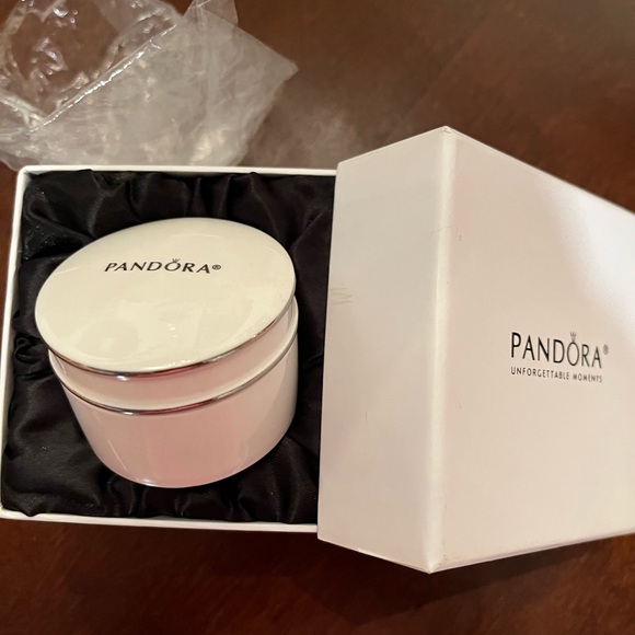 Authentic Small Pandora Ceramic Jewelry Box-OBO - Picture 3 of 6